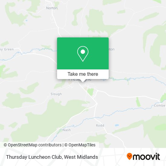 Thursday Luncheon Club map