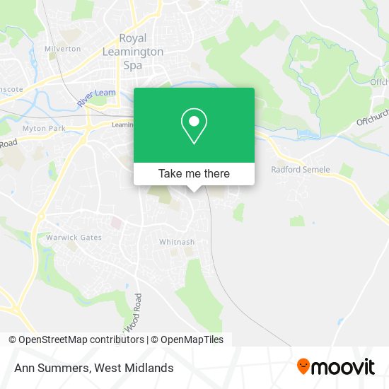 Ann Summers map