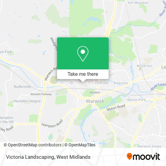 Victoria Landscaping map