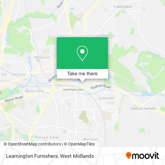 Leamington Furnishers map