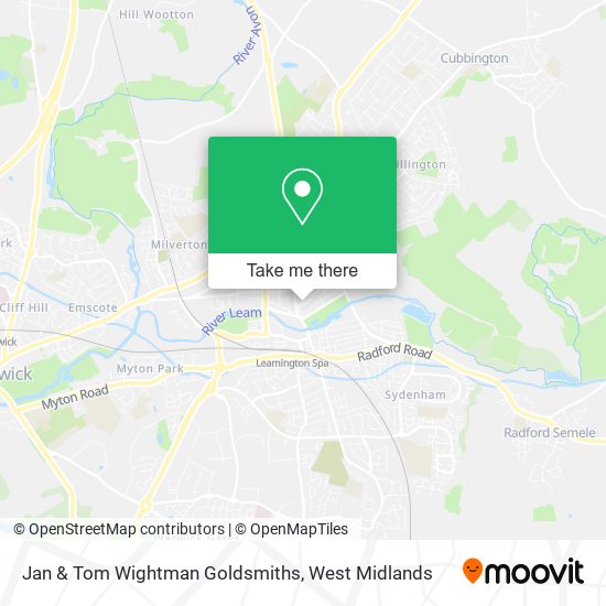 Jan & Tom Wightman Goldsmiths map