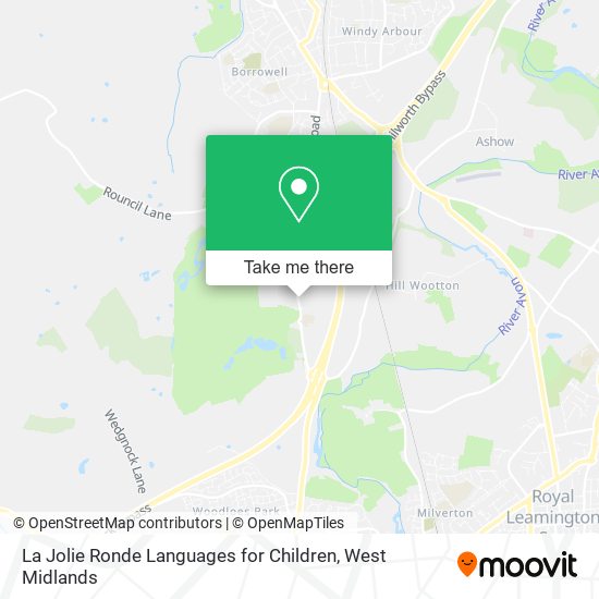 La Jolie Ronde Languages for Children map