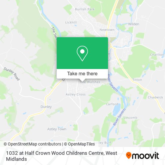 1032 at Half Crown Wood Childrens Centre map