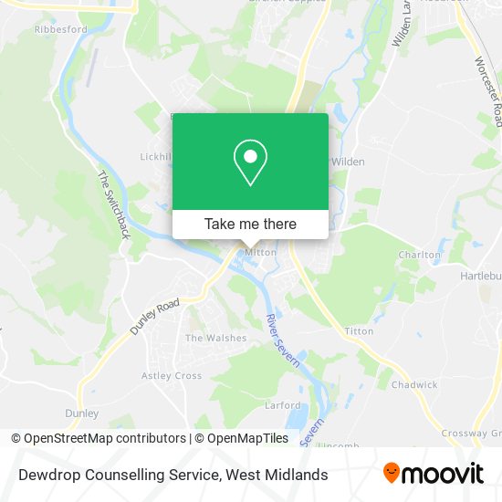 Dewdrop Counselling Service map
