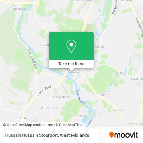 Hussain Hussain Stourport map