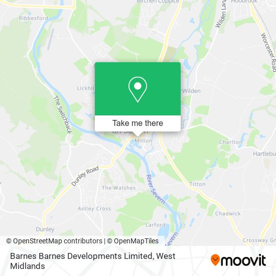 Barnes Barnes Developments Limited map