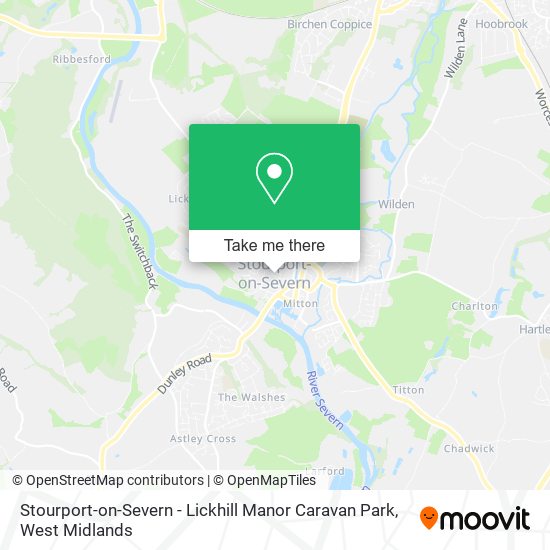 How to get to Stourport-on-Severn - Lickhill Manor Caravan Park in ...