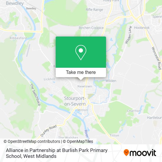 Alliance in Partnership at Burlish Park Primary School map