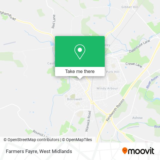 Farmers Fayre map