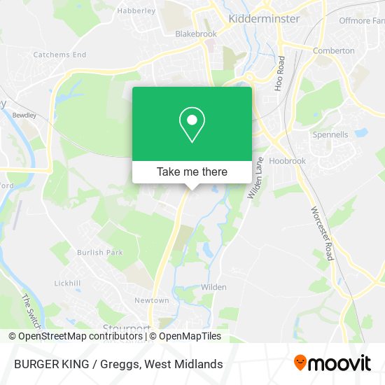 BURGER KING / Greggs map