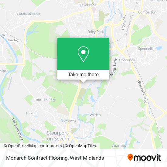 Monarch Contract Flooring map