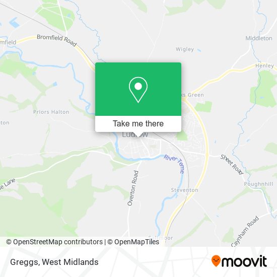 Greggs map