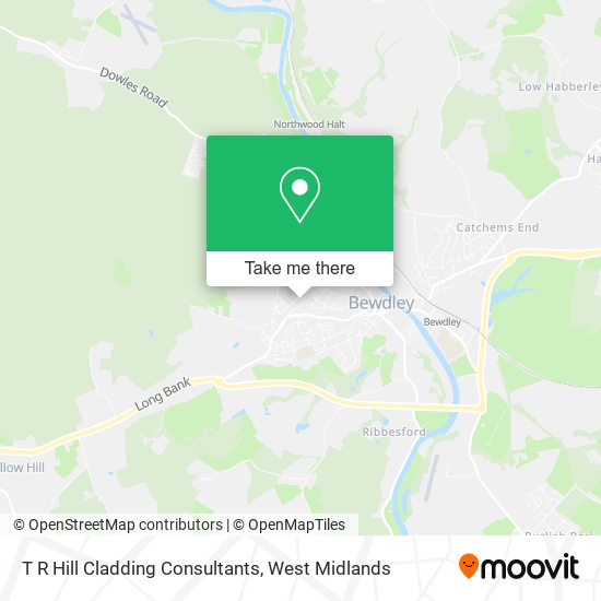 T R Hill Cladding Consultants map