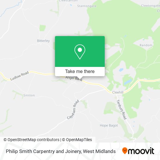 Philip Smith Carpentry and Joinery map