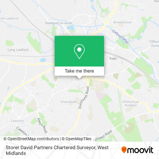Storer David Partners Chartered Surveyor map