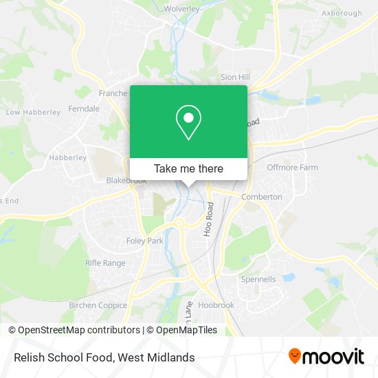 Relish School Food map