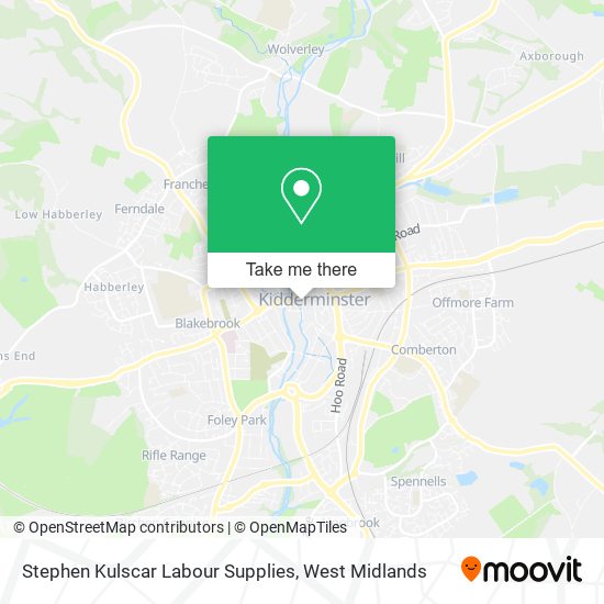 Stephen Kulscar Labour Supplies map