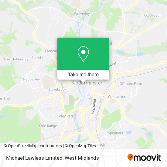Michael Lawless Limited map