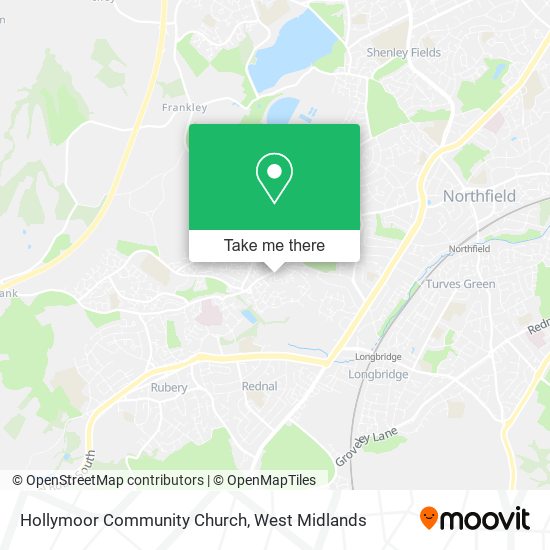 Hollymoor Community Church map