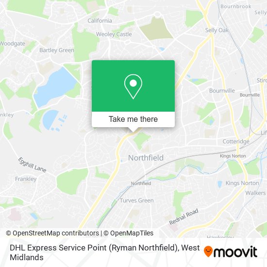 DHL Express Service Point (Ryman Northfield) map