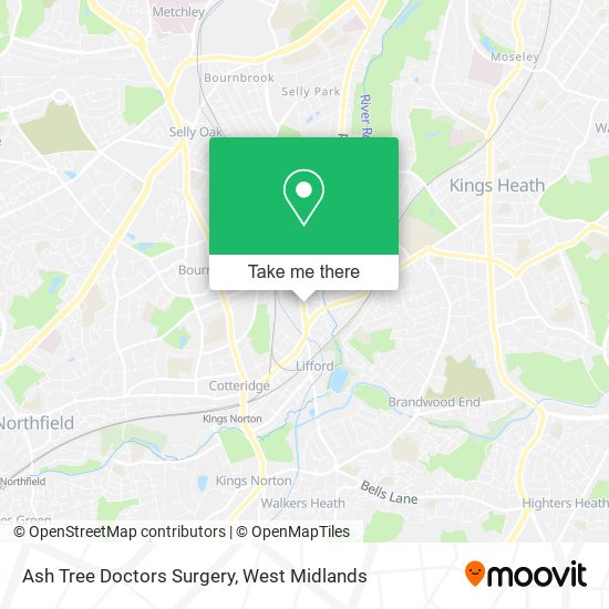 Ash Tree Doctors Surgery map