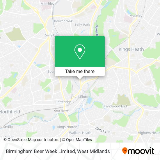 Birmingham Beer Week Limited map