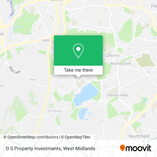 O S Property Investments map