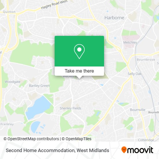 Second Home Accommodation map