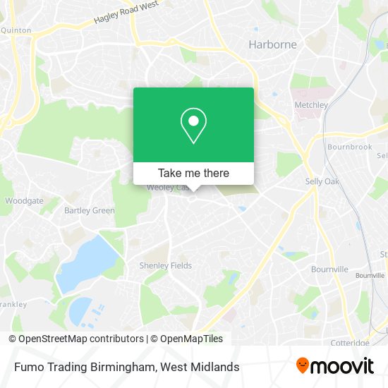 Fumo Trading Birmingham map