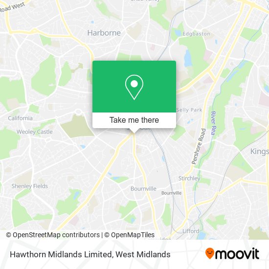 Hawthorn Midlands Limited map