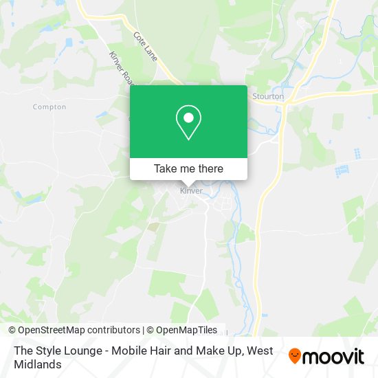 The Style Lounge - Mobile Hair and Make Up map