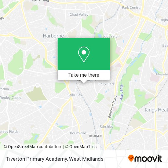 Tiverton Primary Academy map