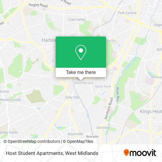 Host Student Apartments map