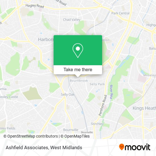 Ashfield Associates map