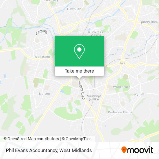 Phil Evans Accountancy map
