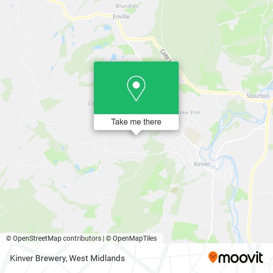 Kinver Brewery map