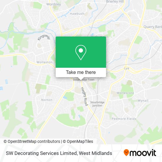 SW Decorating Services Limited map