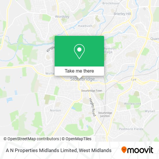 A N Properties Midlands Limited map