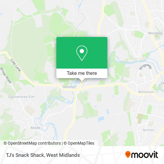 TJ's Snack Shack map
