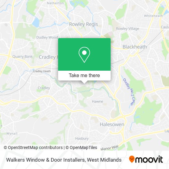 Walkers Window & Door Installers map