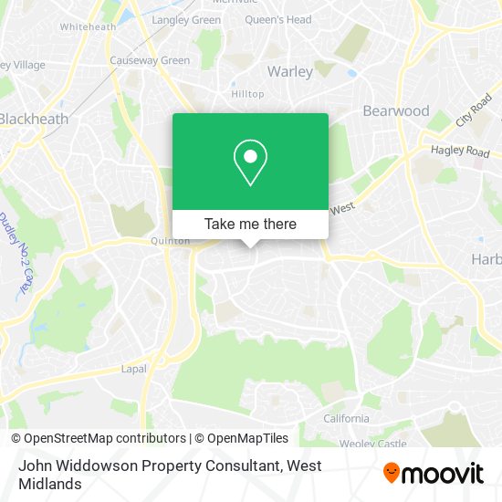 John Widdowson Property Consultant map