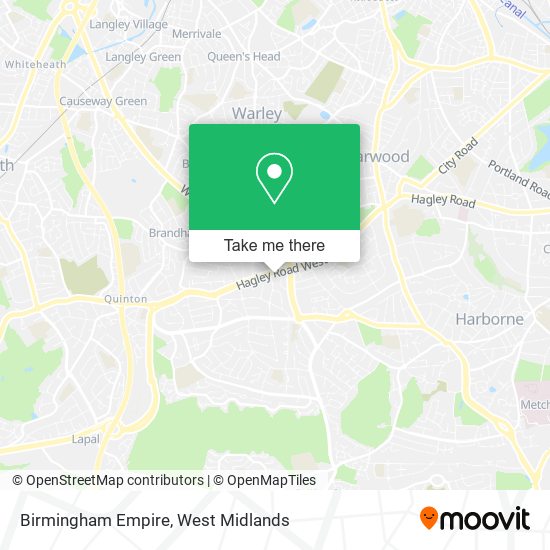 Birmingham Empire map