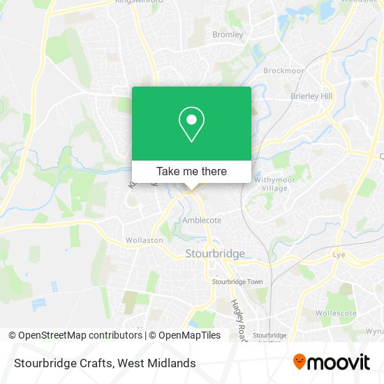 Stourbridge Crafts map