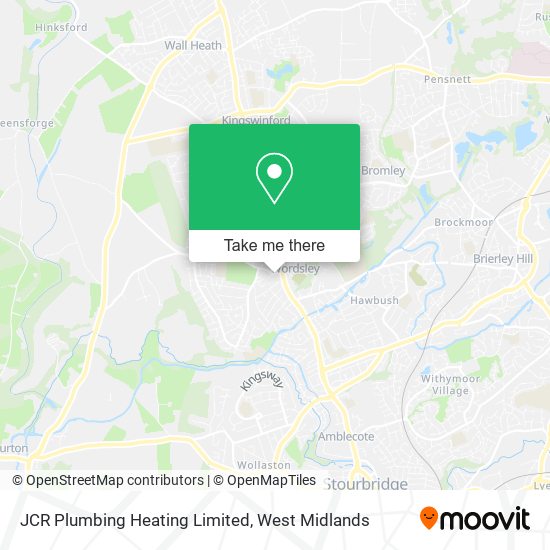 JCR Plumbing Heating Limited map