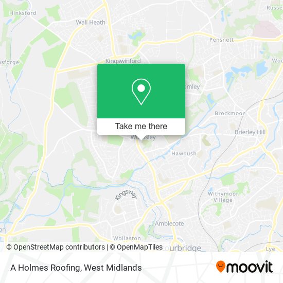 A Holmes Roofing map