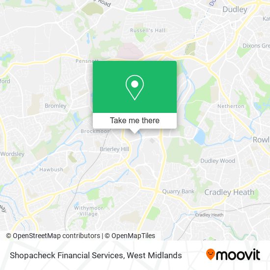 Shopacheck Financial Services map