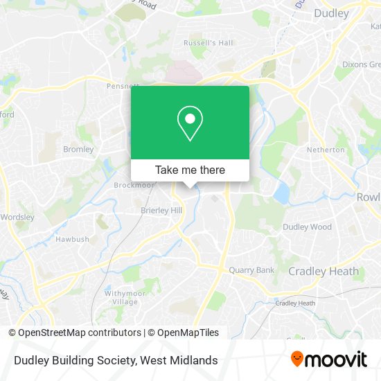 Dudley Building Society map