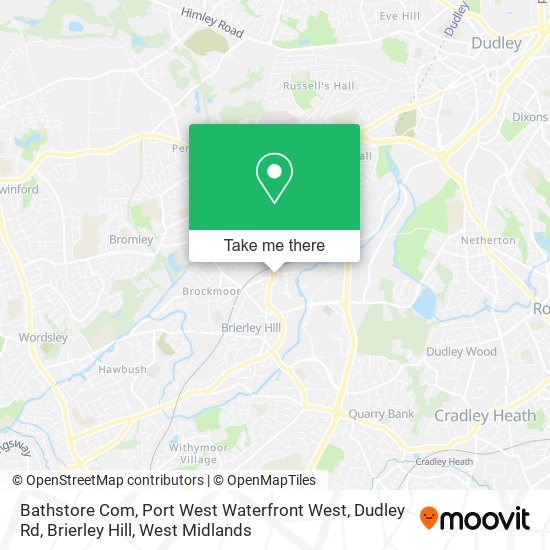 Bathstore Com, Port West Waterfront West, Dudley Rd, Brierley Hill map