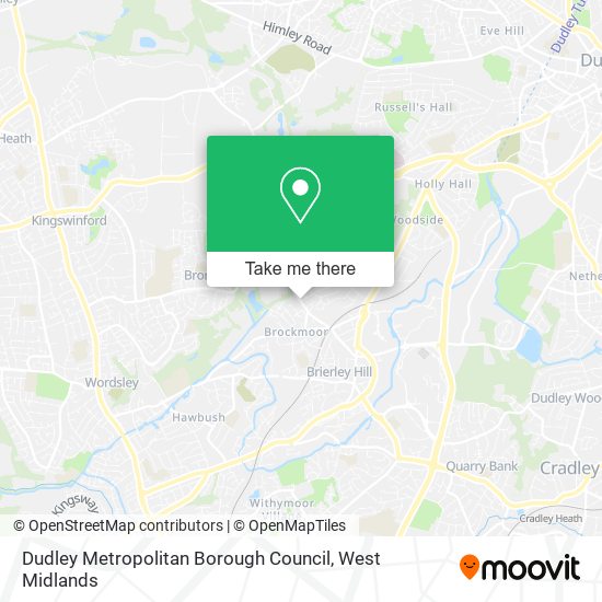 Dudley Metropolitan Borough Council map