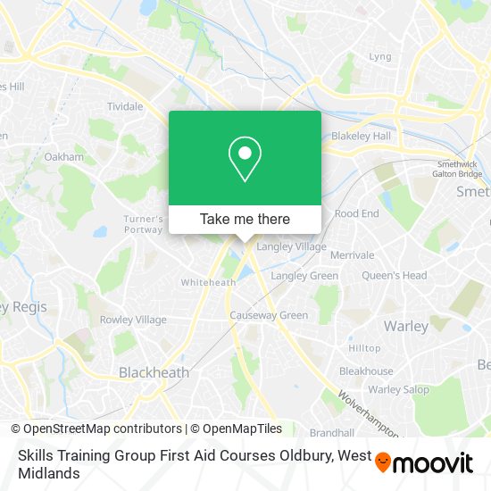 Skills Training Group First Aid Courses Oldbury map